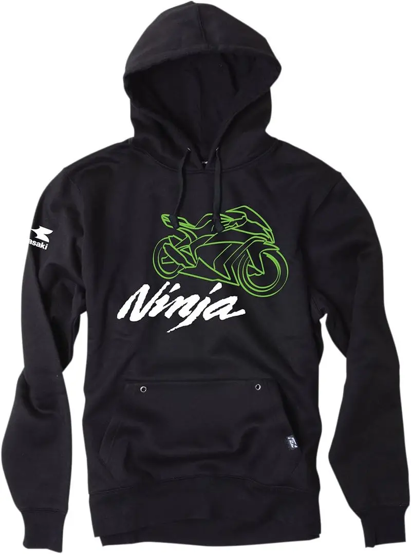 Factory Effex Ninja Pullover (Black, X-Large)#18-88136 1