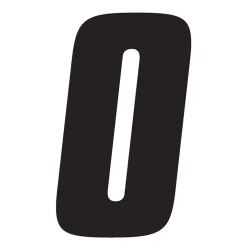 Factory Effex Numbers Factory 2015 4" Black 0#08-90000 1