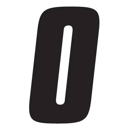 Factory Effex Numbers Factory 2015 6" Black 0#08-90040 1
