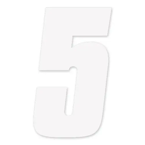 Factory Effex Numbers Factory 2015 7" White 5#08-90095 1