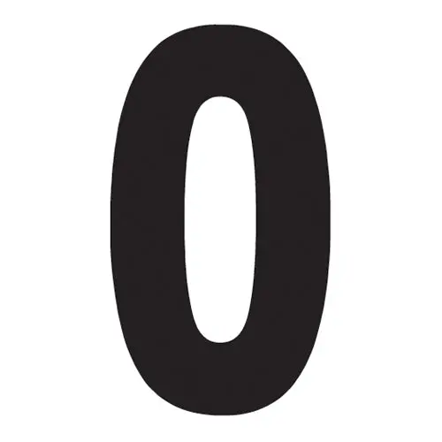 Factory Effex Numbers Pro 2015 5" Black 0#03-0270 1