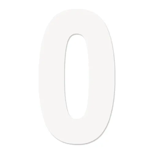 Factory Effex Numbers Pro 2015 5" White 0#03-0200 1
