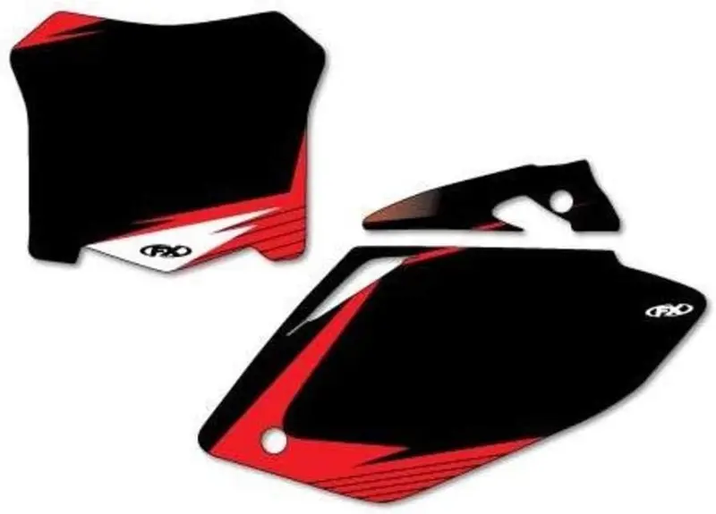 Factory Effex Pre-Cut Number Plate Graphic Background Black#12-64320 1