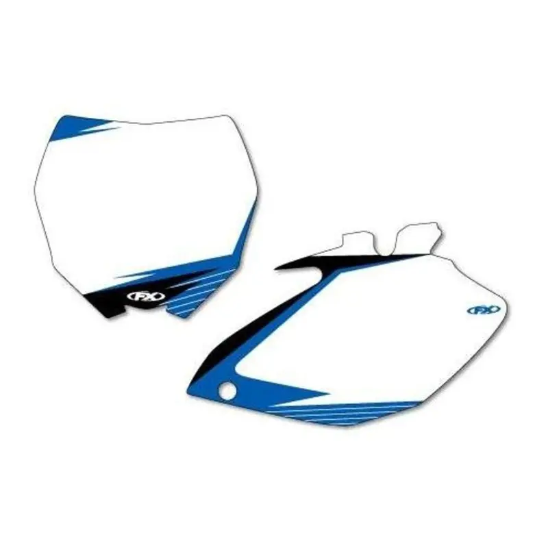 Factory Effex Pre-Cut Number Plate Graphic Background White#12-64226 1