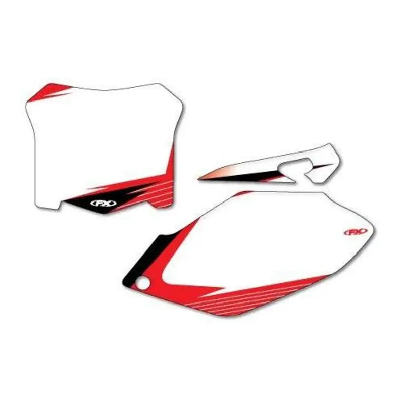 Factory Effex Pre-Cut Number Plate Graphic Background White#12-64326 1