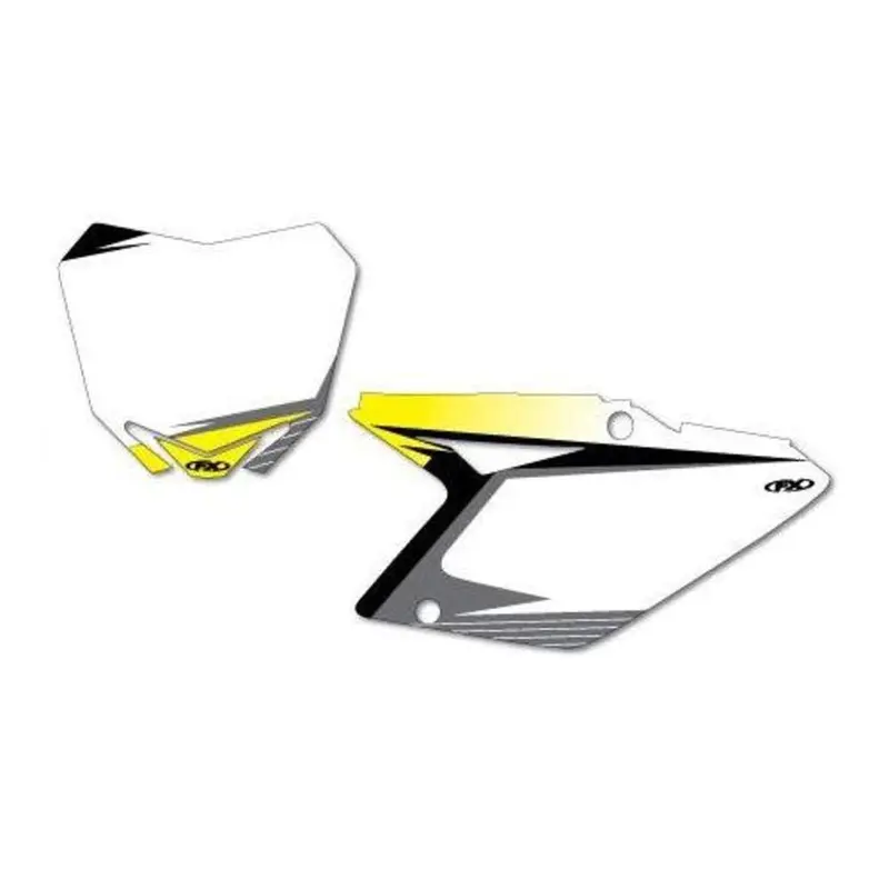 Factory Effex Pre-Cut Number Plate Graphic Background White#12-64436 1