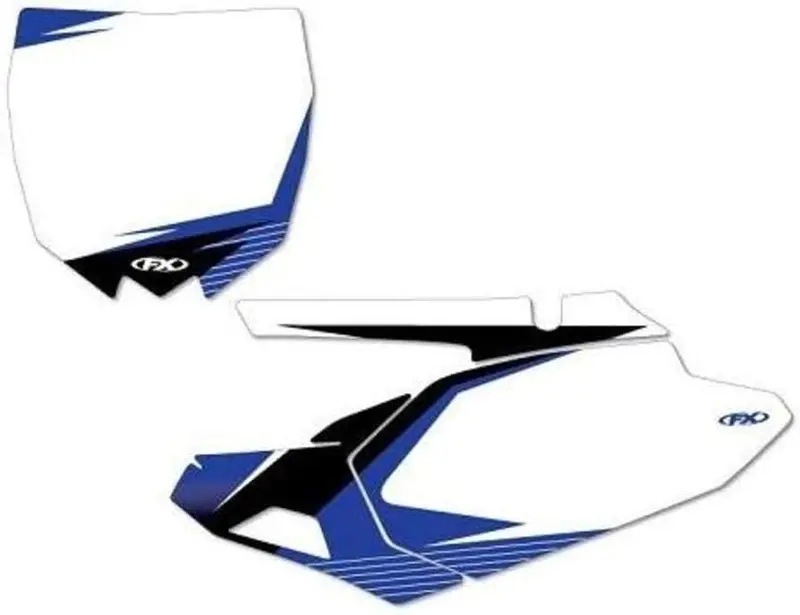 Factory Effex Pre-Cut Number Plate Graphic Background White#13-64230 1