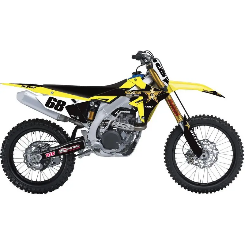 Factory Effex Rockstar Complete Graphic Kit Suzuki#26-07432 1