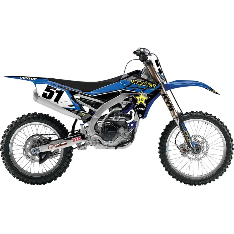 Factory Effex Rockstar Complete Shroud/Trim/Lower Fork Graphic Kit 2016#19-07220 1