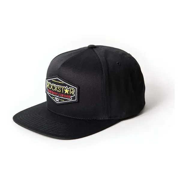 Factory Effex Rockstar Emblem Snapback Hat / Black (One Size)#18-86600 1