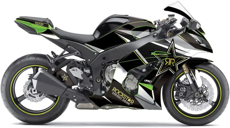 Factory Effex Rockstar Series Outline Star Complete Street Bike#17-15124-Os 1