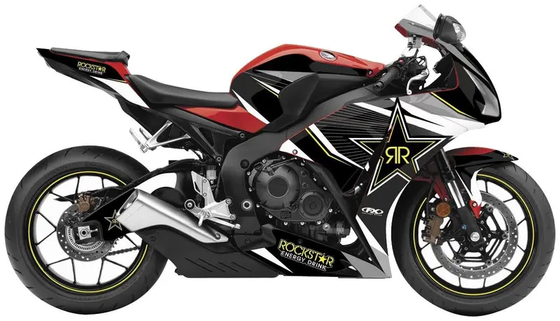 Factory Effex Rockstar Series Outline Star Complete Street Graphic#16-15312-Os 1