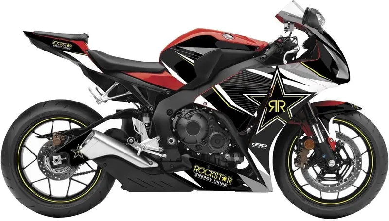 Factory Effex Rockstar Series Outline Star Complete Street Graphic#16-15320-Os 1