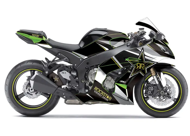 Factory Effex Rockstar Series Outline Star Street Bike Graphic Kit#16-15116-Os 1