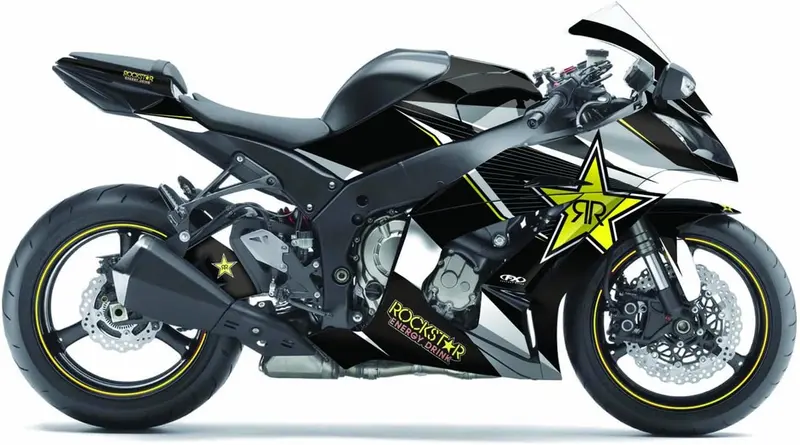 Factory Effex Rockstar Series Yellow Star Complete Street Bike#16-15116-Rs 1