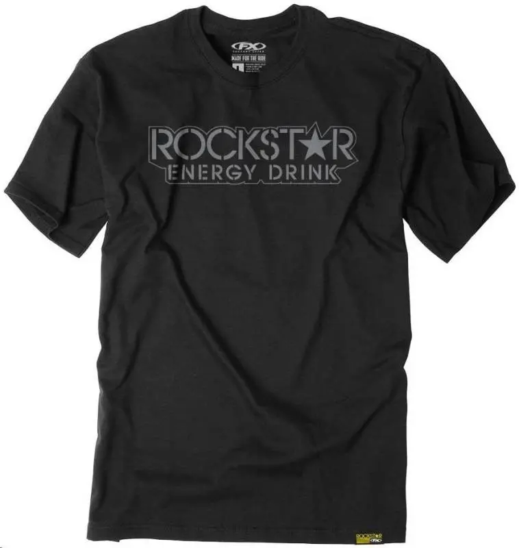 Factory Effex Rockstar Stencil T-Shirt Black Medium#21-87612 1