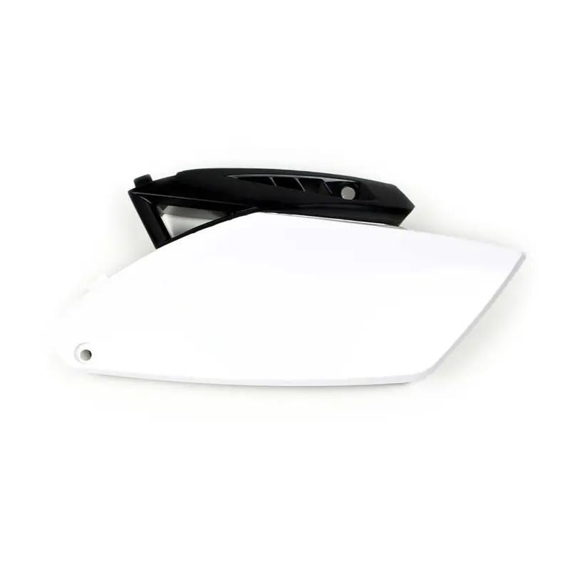 Factory Effex Side Plate Plastic White/Black For Yamaha Yz250f 2010-13#11-75226 1