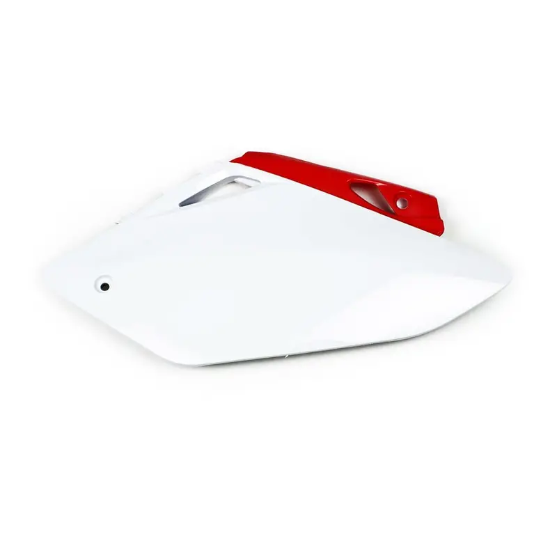 Factory Effex Side Plate Plastic White/Red For Honda Crf450 2005-2006#11-75324 1