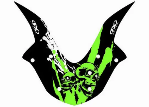 Factory Effex Skull Series Windscreen Graphic Kit#17-93122-Ss 1