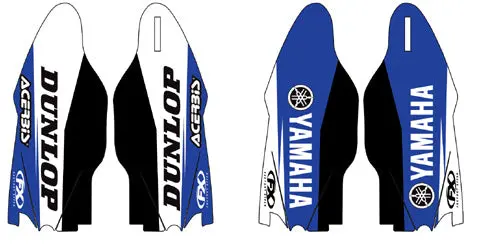 Factory Effex Sponsor Lower Forks 2015#17-40262 1