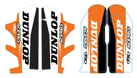 Factory Effex Sponsor Lower Forks 2015#17-40566 1