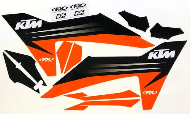 Factory Effex Sr3 Graphic Shrouds For Ktm Sx Sxf Xc Xcf 125/450 2023-24#28-01534 1