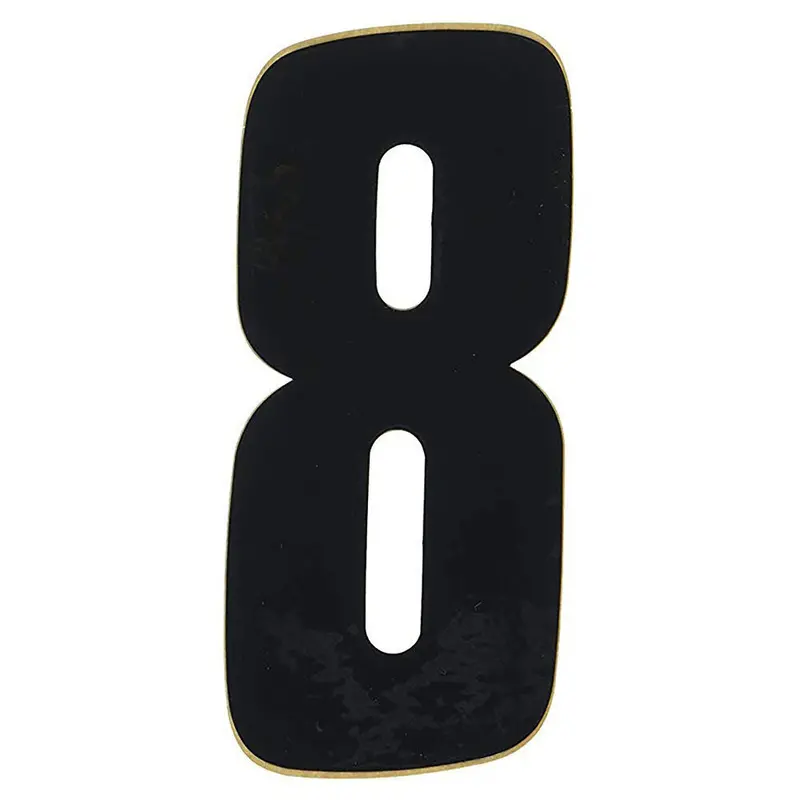 Factory Effex Standard Number Graphics 8 Black 8"#02-4478 1