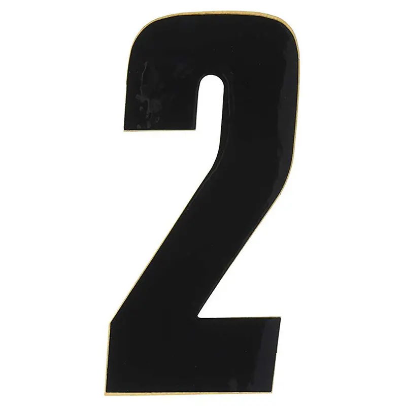 Factory Effex Standard Number Graphics Black 8"#02-4472 1