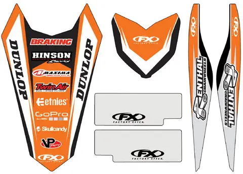 Factory Effex Standard Trim Kits 2015 (20" X 24" Sheets)#17-50510 1