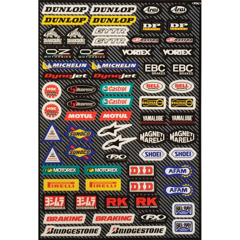 Factory Effex Street Micro Sponsor Kit#15-68002 1