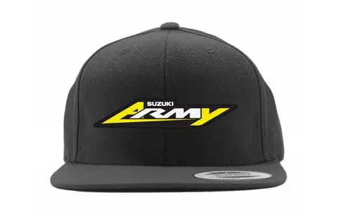 Factory Effex Suzuki Army Youth Snapback Hat Black Os#22-86406 1