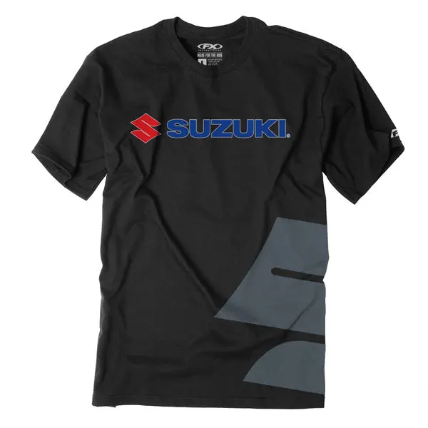 Factory Effex Suzuki Big S T- Shirt / Black (Xl)#15-88474 1