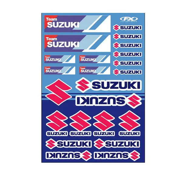 Factory Effex Suzuki Factory Sticker Sheets Suzuki Racing#22-68432 1