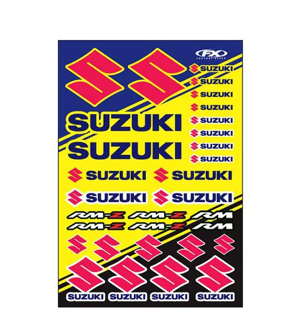 Factory Effex Suzuki Factory Sticker Sheets Suzuki Rmz#22-68430 1