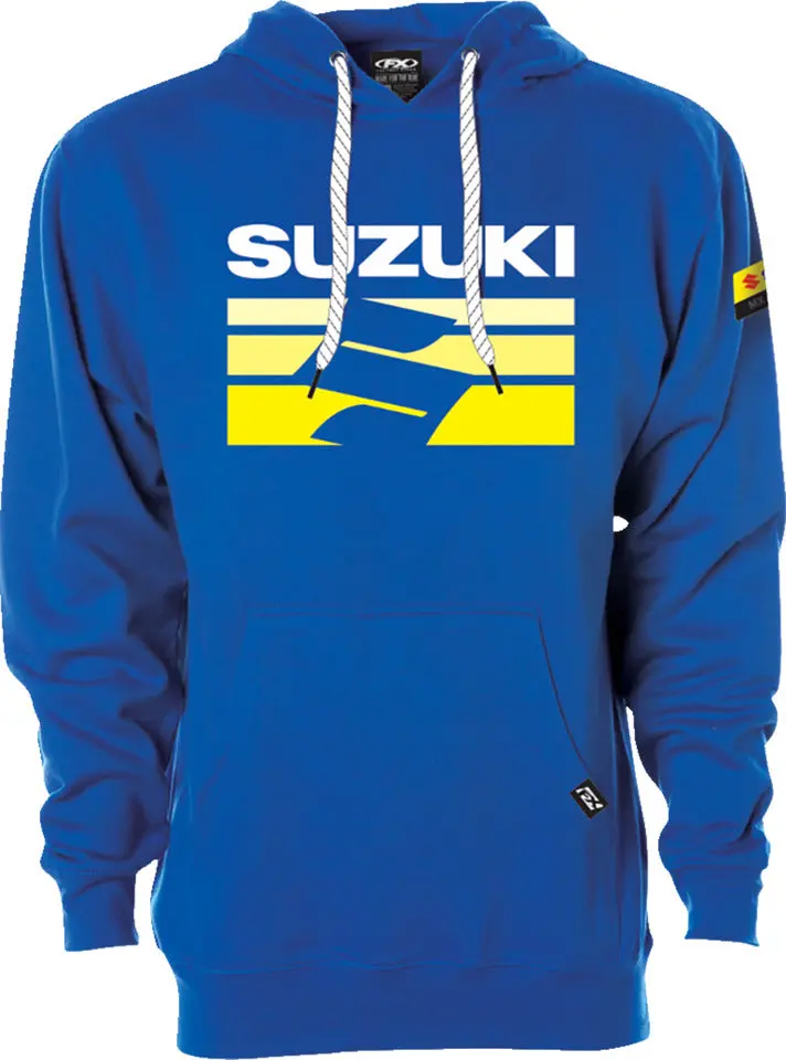 Factory Effex Suzuki Fade Pullover Hoodie Royal 2Xl#27-88408 1
