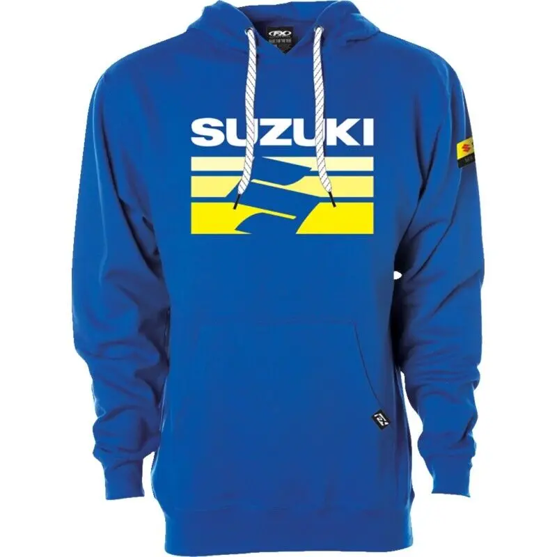 Factory Effex Suzuki Fade Pullover Hoodies Xl Royal#27-88406 1