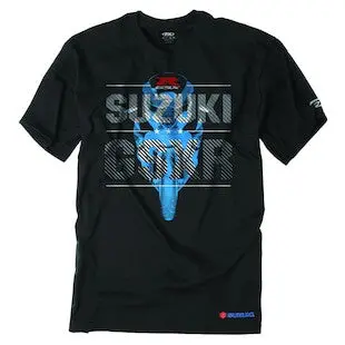 Factory Effex Suzuki Gsx-R Silhouette T-Shirt#16-88402 1