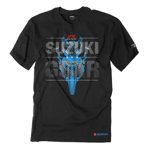Factory Effex Suzuki Gsxr Biket- Shirt / Black (Xxl)#16-88406 1