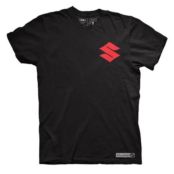 Factory Effex Suzuki Performance T-Shirt / Black (Xxl)#17-87408 1