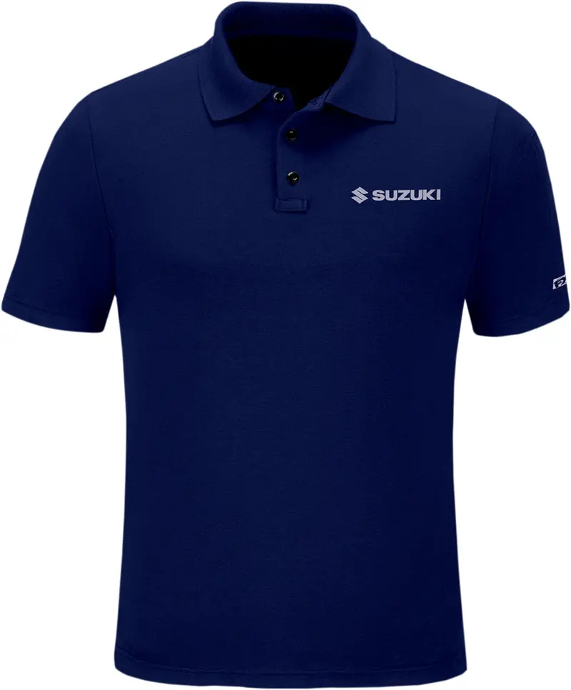 Factory Effex Suzuki Polo Shirt 2Xl Navy#25-85408 1