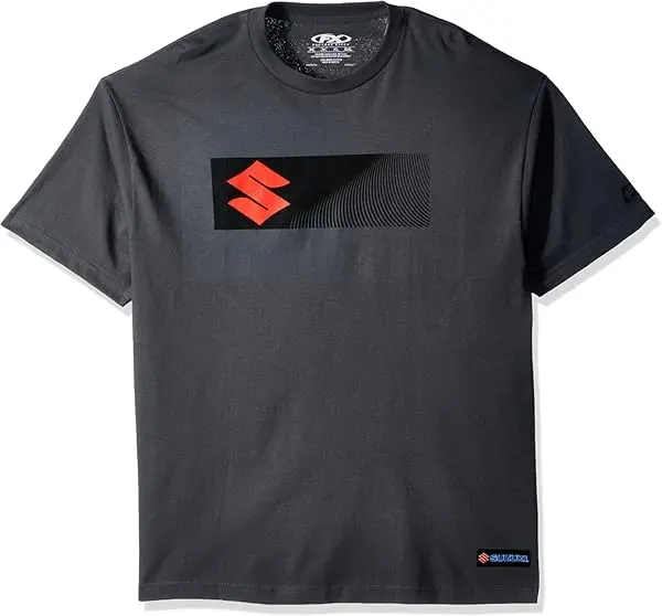 Factory Effex Suzuki S Bar T-Shirt (Charcoal, X-Large)#16-88424 1
