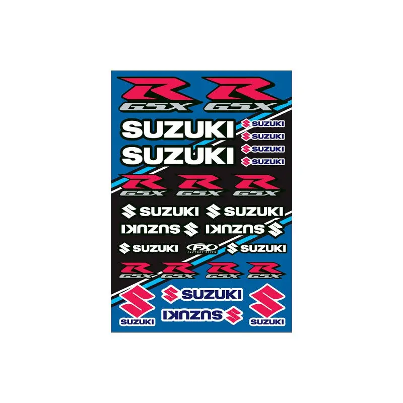 Factory Effex Suzuki Sport Bike Sticker Sheet#22-68434 1