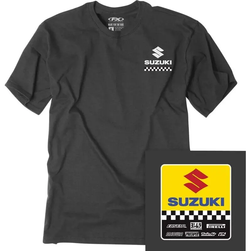Factory Effex Suzuki Starting Line Youth T-Shirt Xl Heather Charcoal#27-83406 1