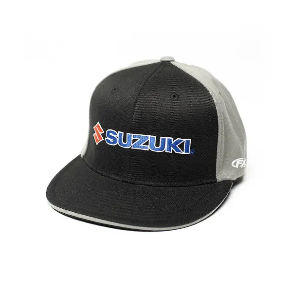 Factory Effex Suzuki Team Flex-Style Hat / Black-Grey (L/Xl)#15-88456 1