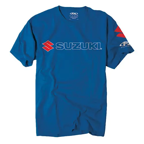 Factory Effex Suzuki Team T- Shirt / Blue (L)#15-88462 1