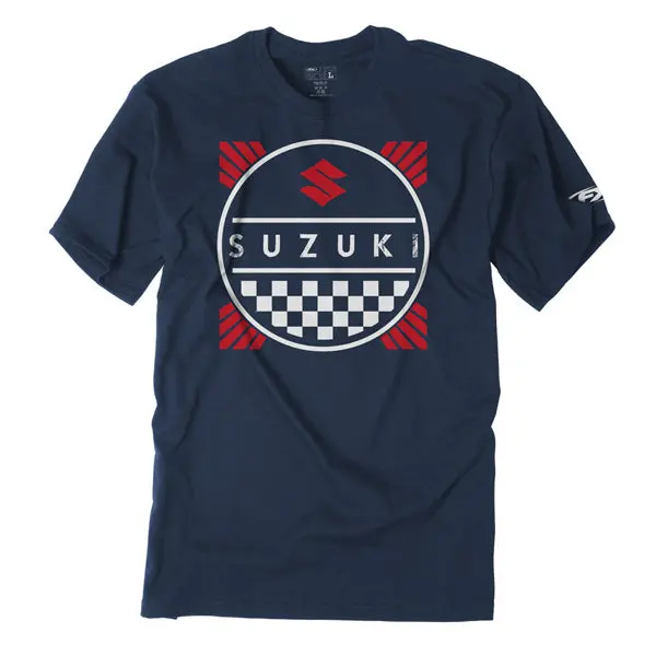 Factory Effex Suzuki Title Youth T-Shirt / Navy (L)#19-83404 1