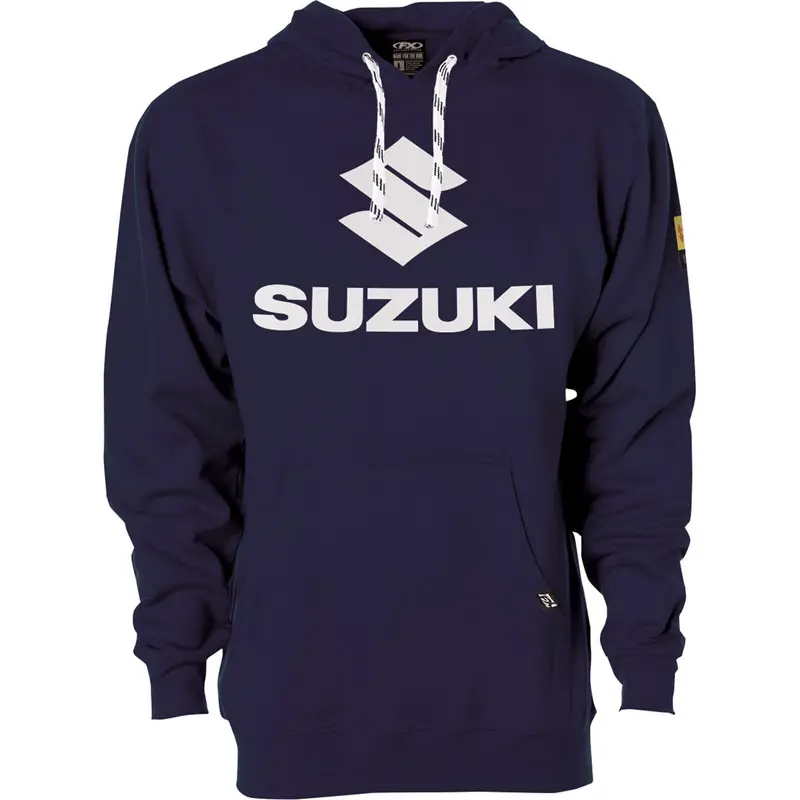 Factory Effex Suzuki Vertical Pullover Hoodie Navy Xl#26-88406 1