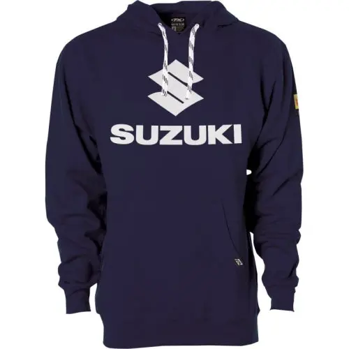 Factory Effex Suzuki Vertical Pullover Hoody Navy Large#26-88404 1