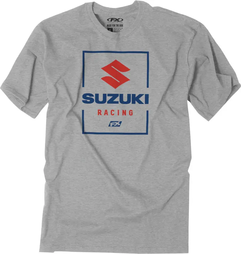 Factory Effex Suzuki Victory T-Shirt 2Xl Heather Gray#26-87408 1