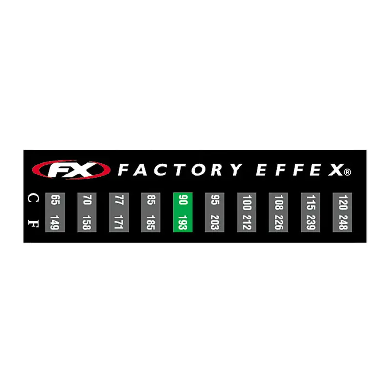 Factory Effex Temperature Stickers#08-90225 1